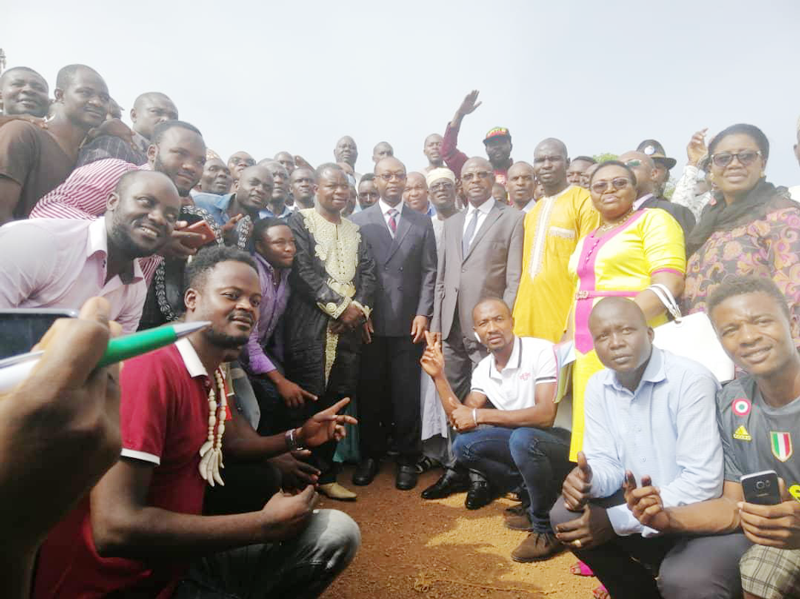 MINPMEESA Boss at the Tsinga Handicraft Centre