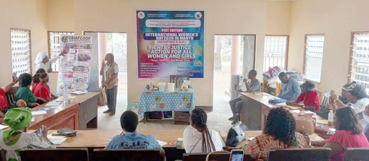 South-West Region: MINPMEESA Manyu Divisional Delegation Trains Women on Agro-processing in Mamfe.